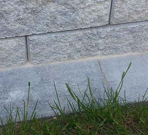 Rasenkantensteine, Raseneinfassungen Mauer Beton Grau langlebig BK